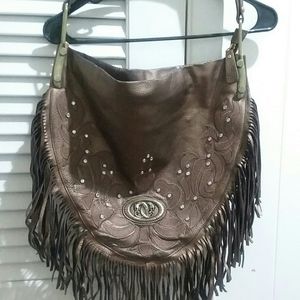 Sharif NY Kissing Cougars Hobo Handbag (SOLD)